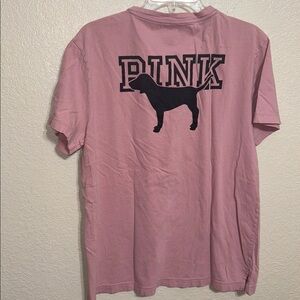 PINK Victoria's Secret Women's Graphic Tee - Pink